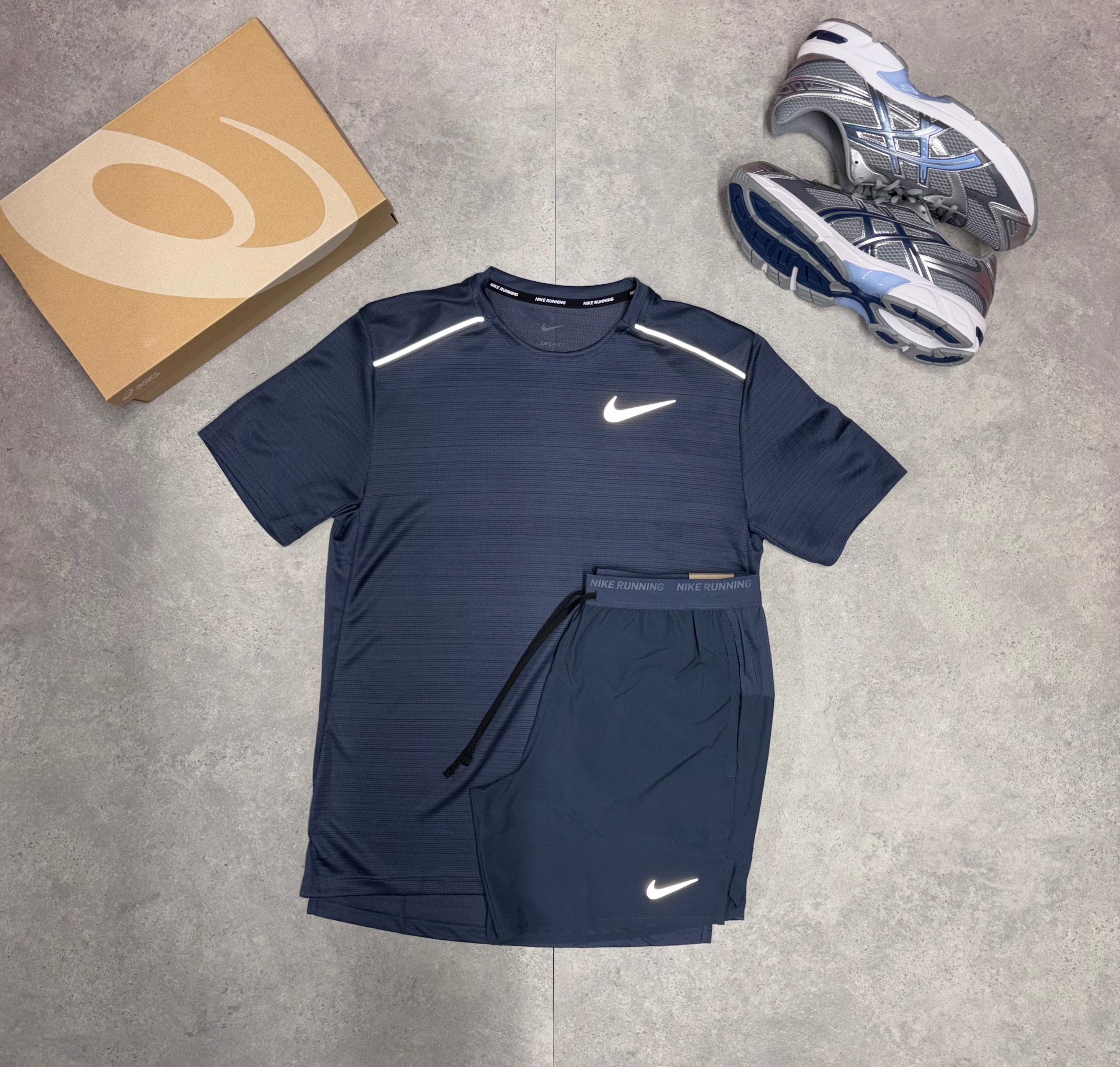 Nike Thunder Blue T-Shirt and Shorts Set