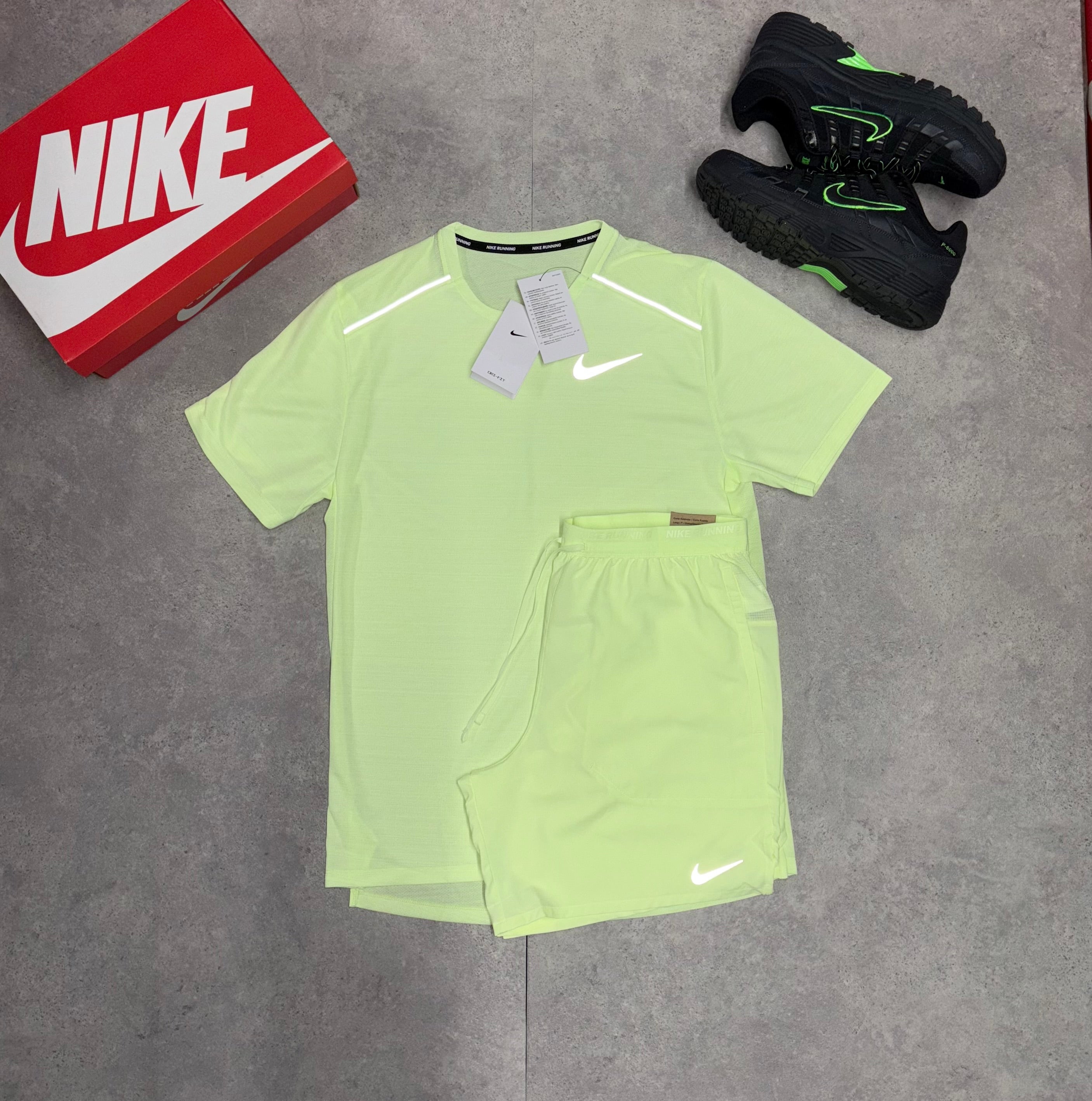 Nike Barely Volt Miller T-Shirt & Flex Stride Shorts